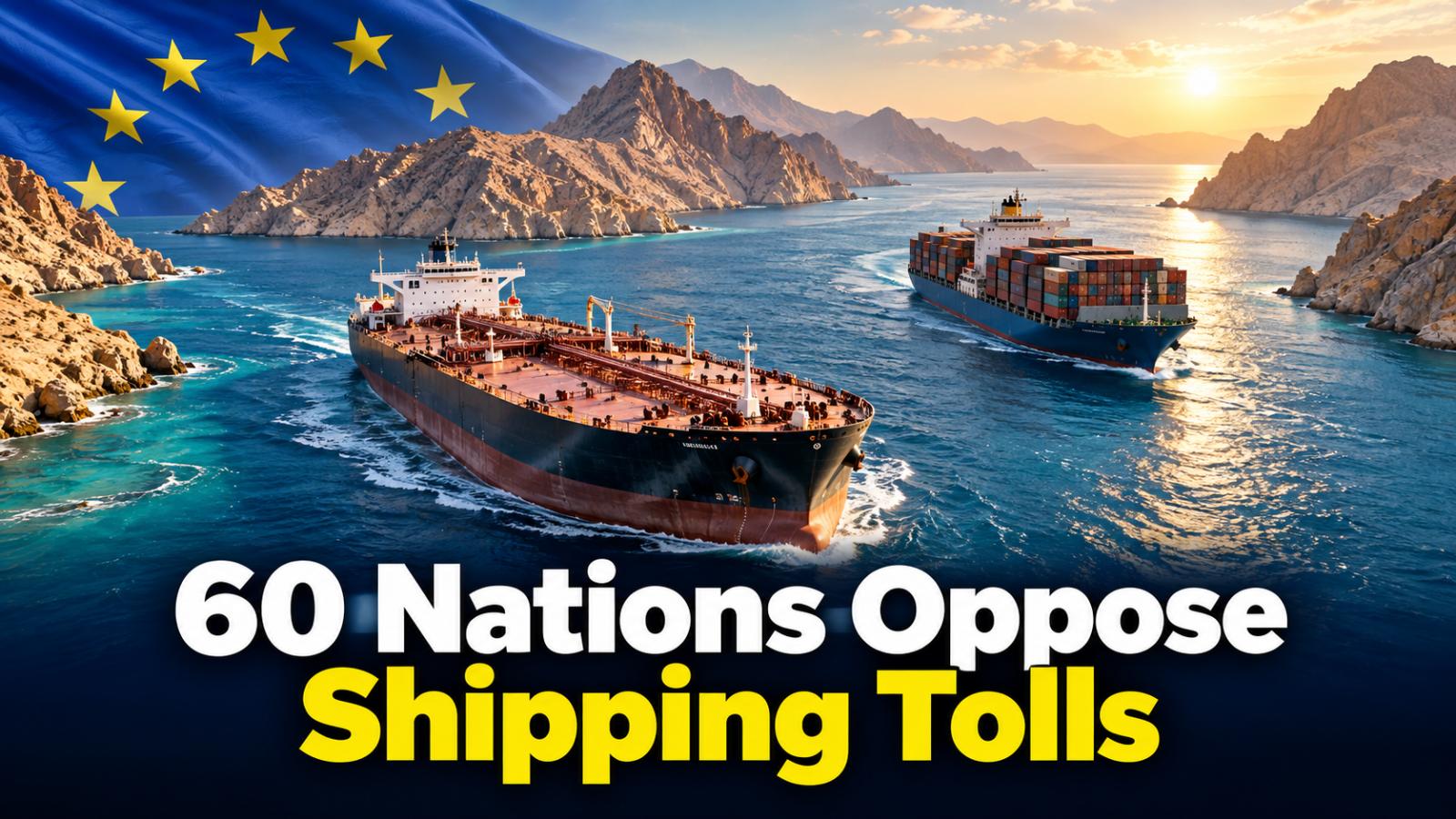 60 Countries Back EU Pledge Against Shipping Tolls Amid Hormuz Crisis