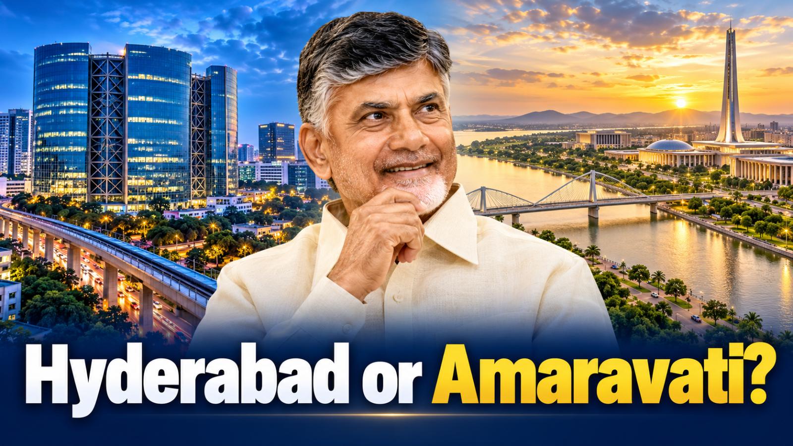 Hyderabad or Amaravati? Chandrababu Naidu Reveals His Choice