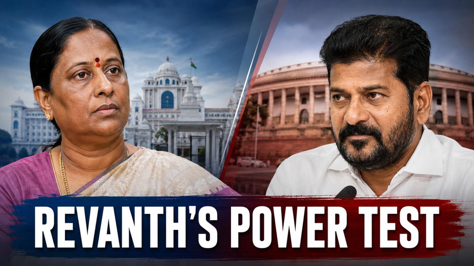 Konda Surekha Delhi Visit Tests Revanth Reddy’s Authority