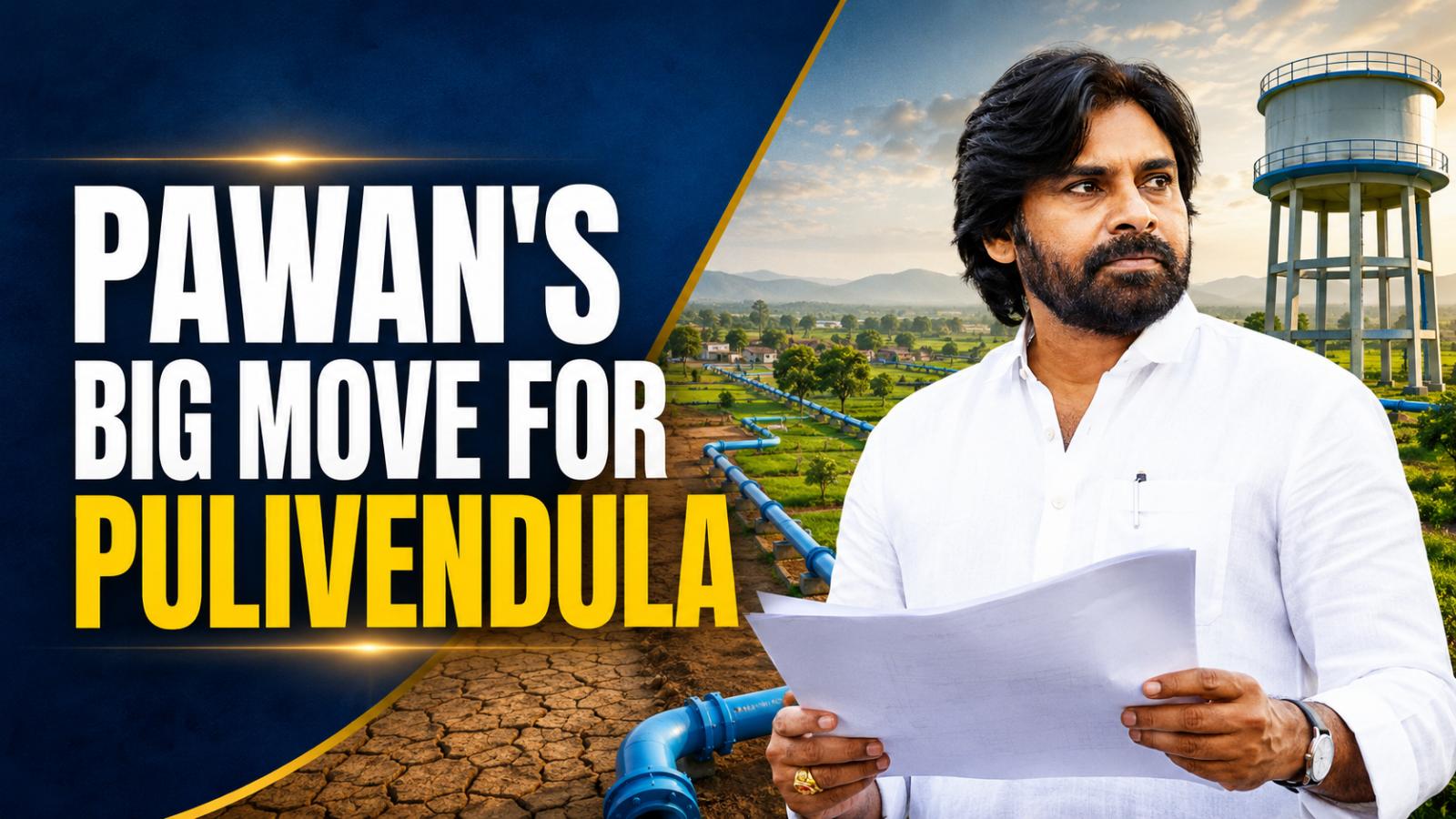Pawan Kalyan Fast-Tracks Pulivendula Water Grid Project