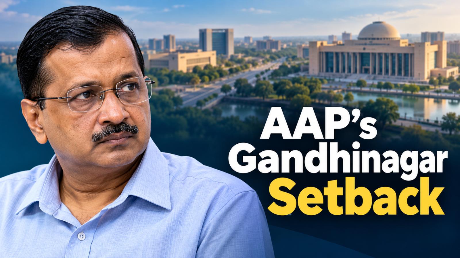 AAP Loses Gandhinagar Seat as BJP, Congress Gain Before Gujarat 2027