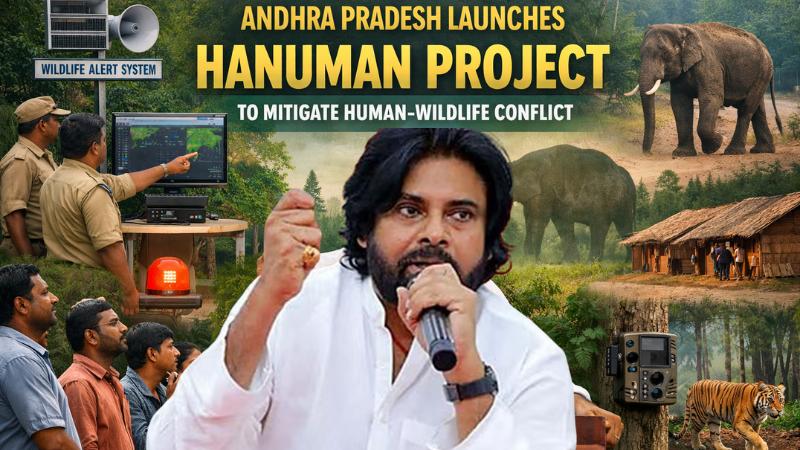 Andhra Pradesh Launches Hanuman Project to Mitigate Human-Wildlife Conflict