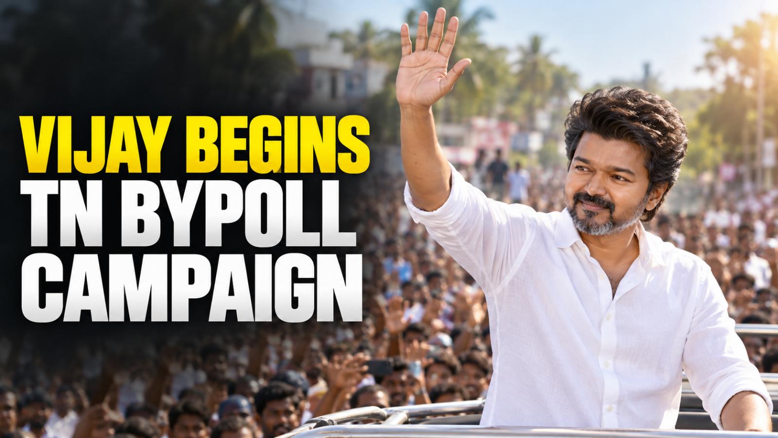 CM Vijay Begins Campaign for October 6 TN Bypolls