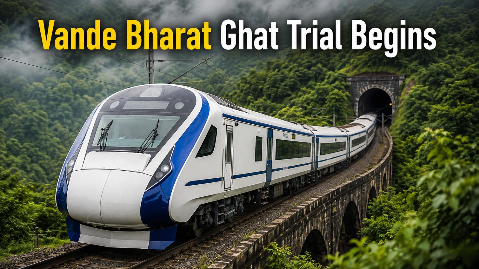 Bengaluru-Mangaluru Vande Bharat Trial Begins on Ghat Route