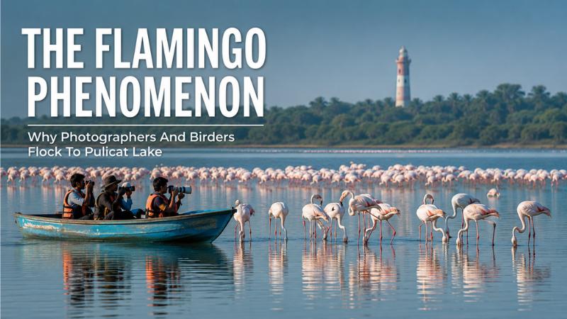 Pulicat Lake Flamingo Season A Beautiful Weekend Spot For Birders Near Chennai