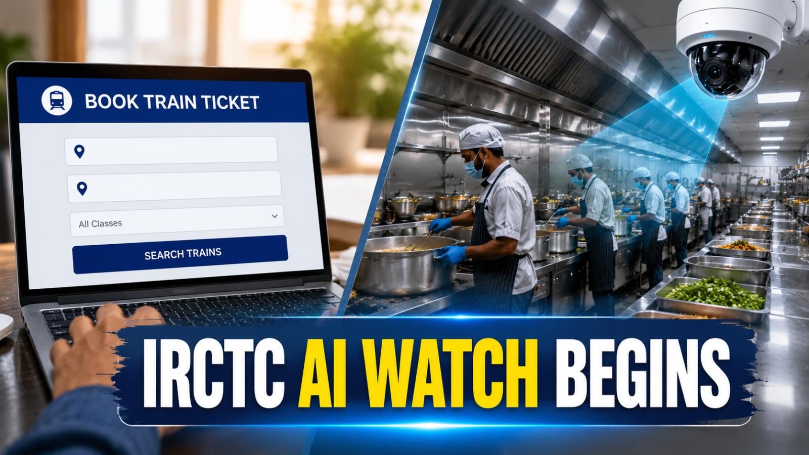 IRCTC Flags 9 Crore Accounts As AI Watch Begins In Railway Kitchens