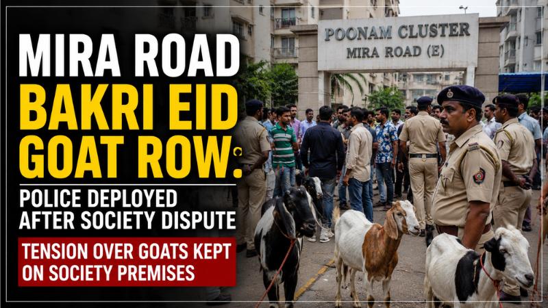 Mira Road Bakri Eid Goat Row: Police Deployed After Society Dispute