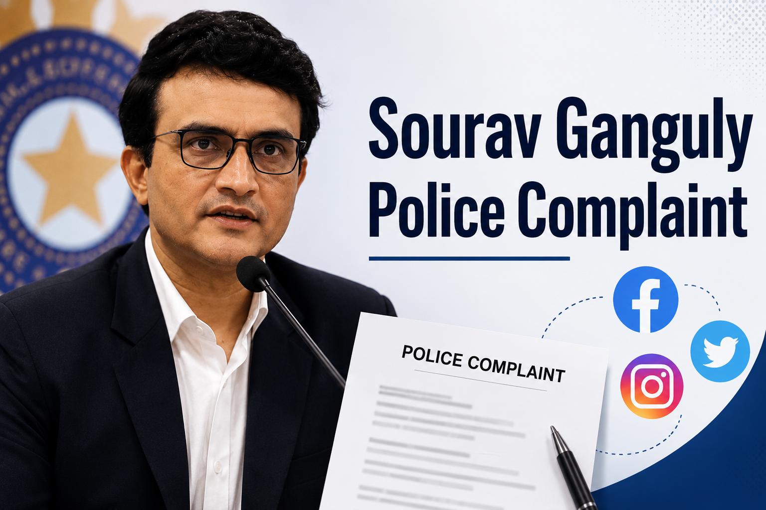 Ganguly Moves Police Over Alleged Defamatory Facebook Posts