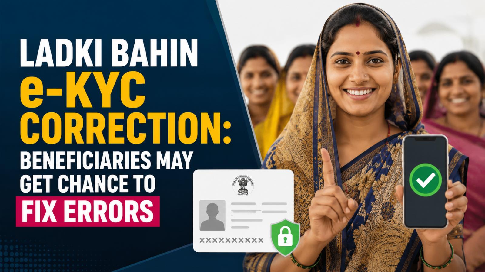 Ladki Bahin e-KYC Correction: Beneficiaries May Get Chance To Fix Errors