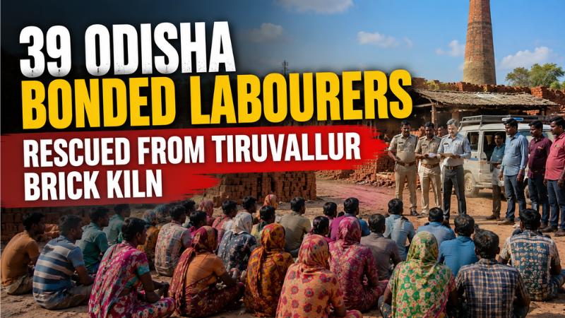 39 Bonded Labourers Rescued From Brick Kiln In Tiruvallur