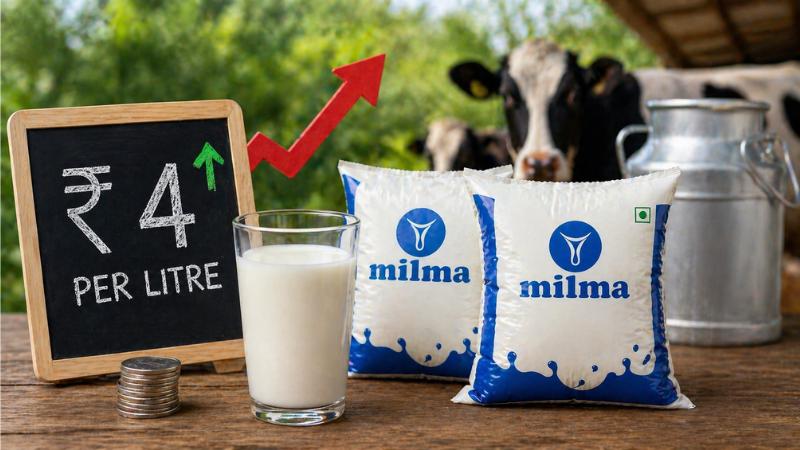Milma Clears ₹4 Per Litre Milk Price Hike In Kerala From May 20