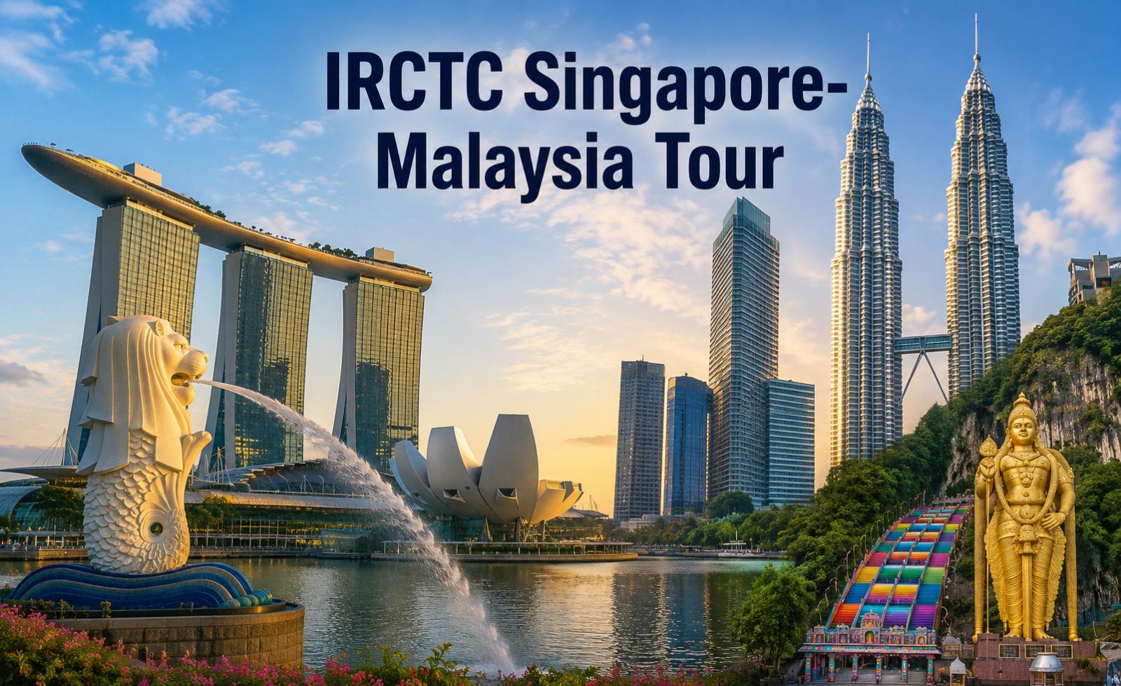 IRCTC Singapore-Malaysia Tour From Kolkata at ₹1.09 Lakh