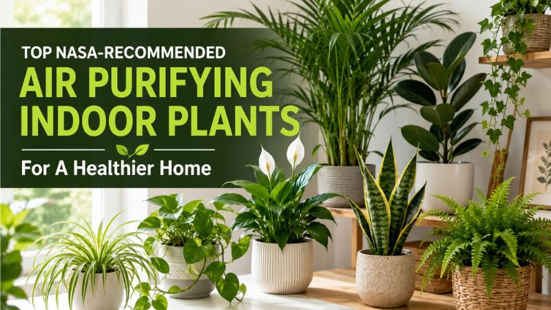 Top NASA-Recommended Air Purifying Indoor Plants For A Healthier Home