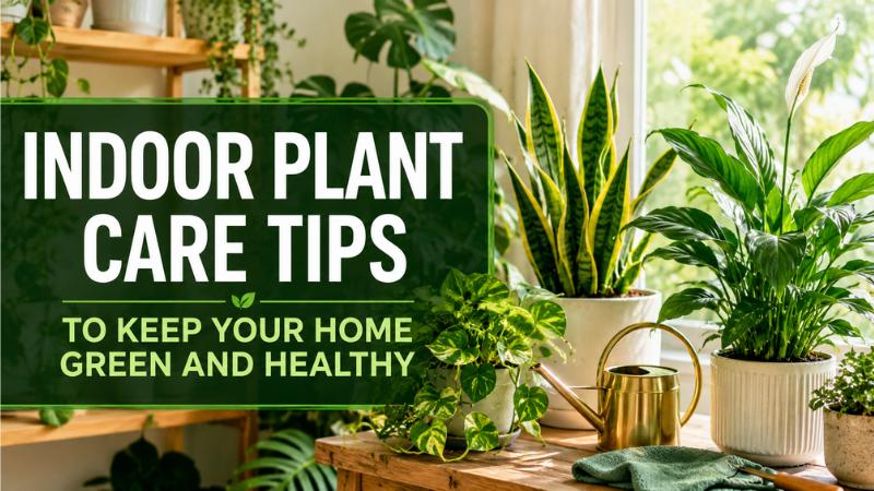 Indoor Plant Care Tips To Keep Your Home Green And Healthy