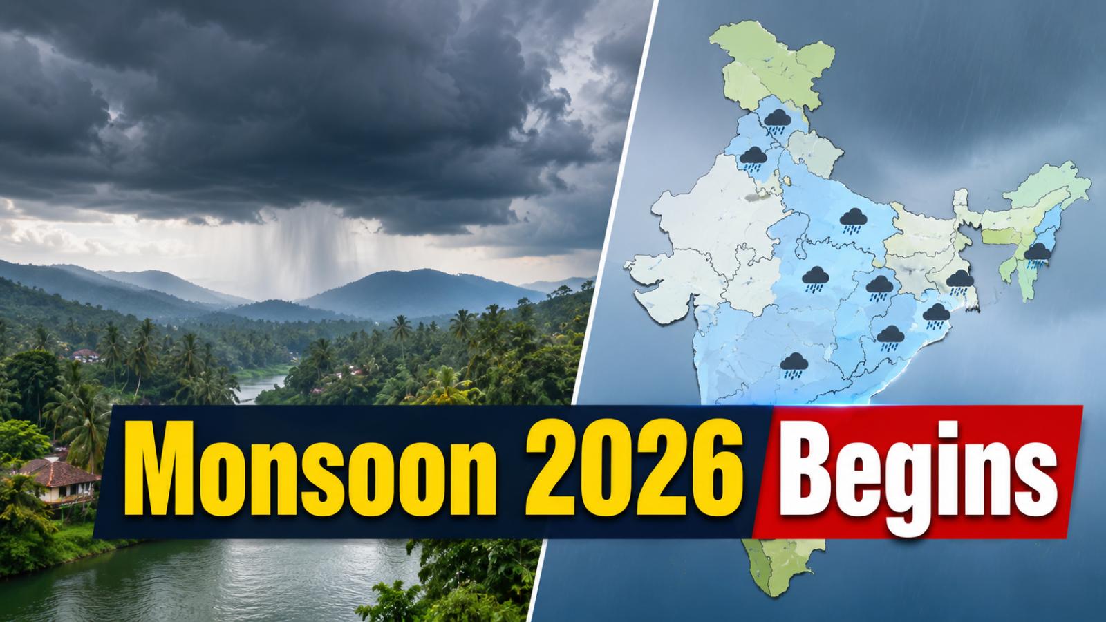 Monsoon 2026 Begins In Kerala As IMD Issues Rain Alert For 17 States
