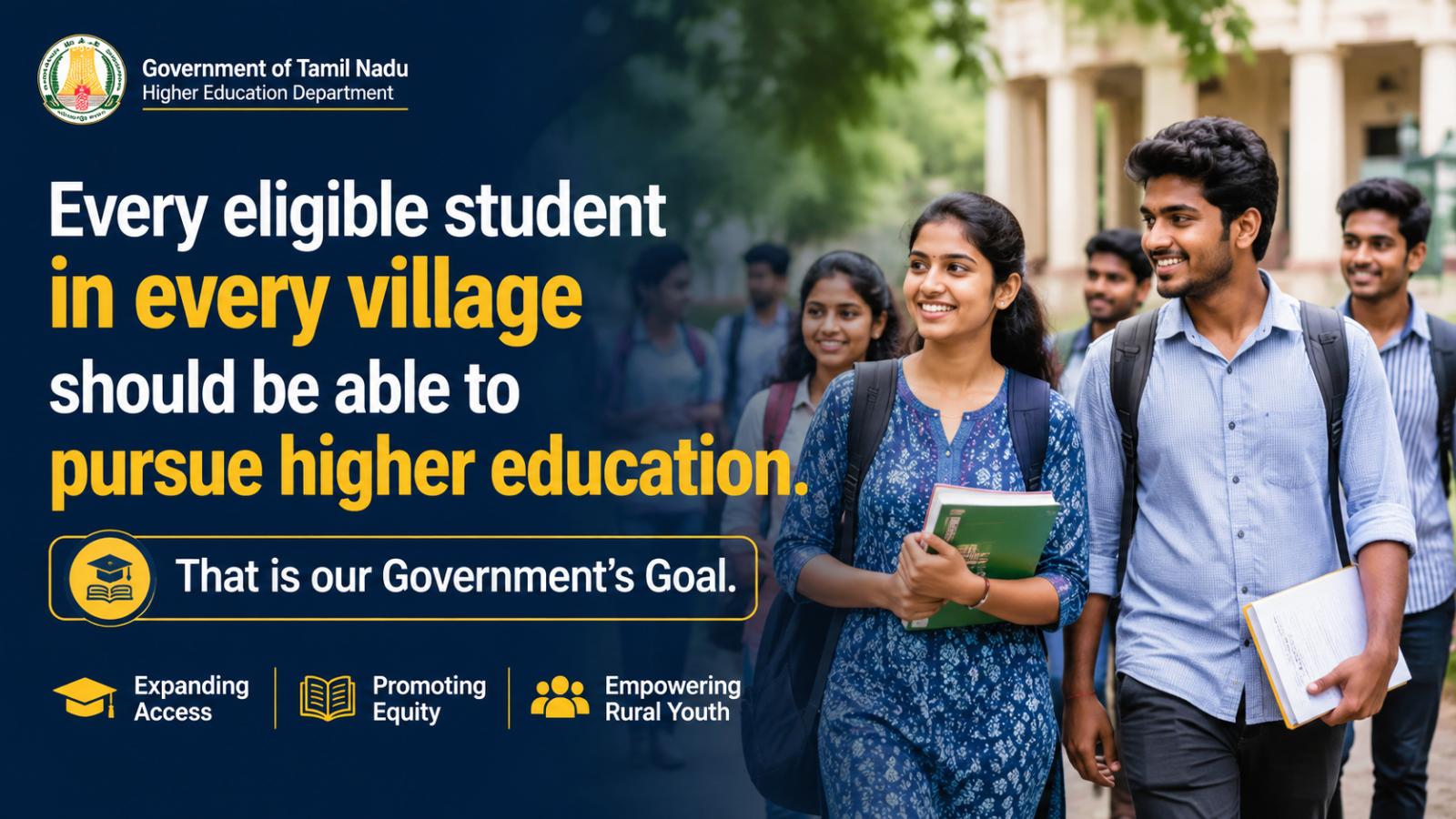 Tamil Nadu Pushes Higher Education Access For Every Village Student