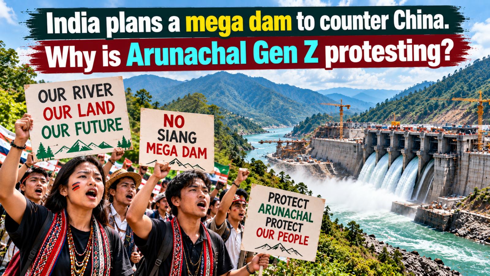 Why Arunachal Gen Z Is Protesting India's Siang Mega Dam