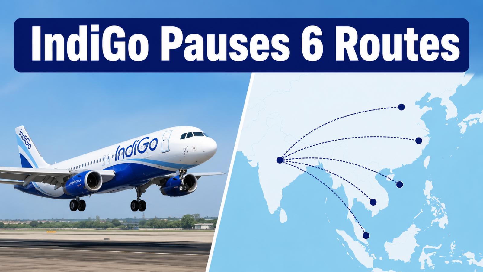 IndiGo Pauses 6 International Routes Till September