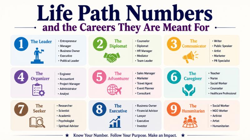 Life Path Numbers and the Careers They Are Meant For