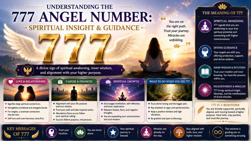 Understanding the 777 Angel Number: Spiritual Insight & Guidance