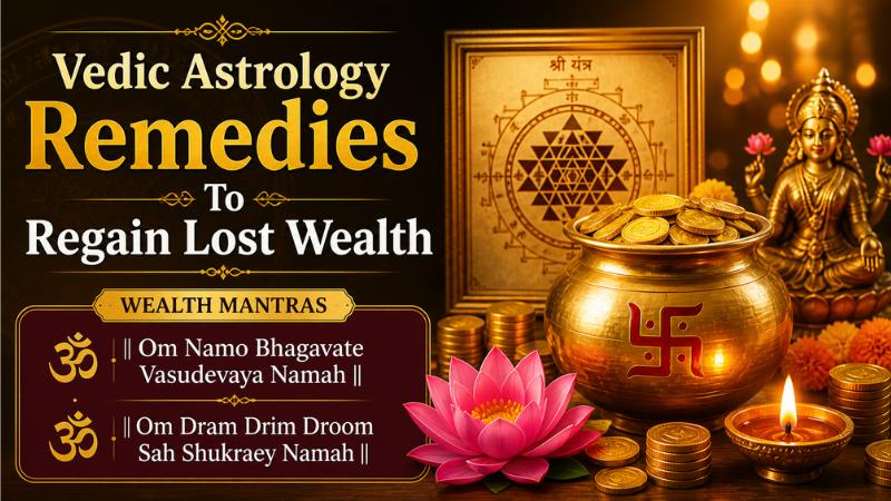 Vedic Astrology Remedies To Regain Lost Wealth