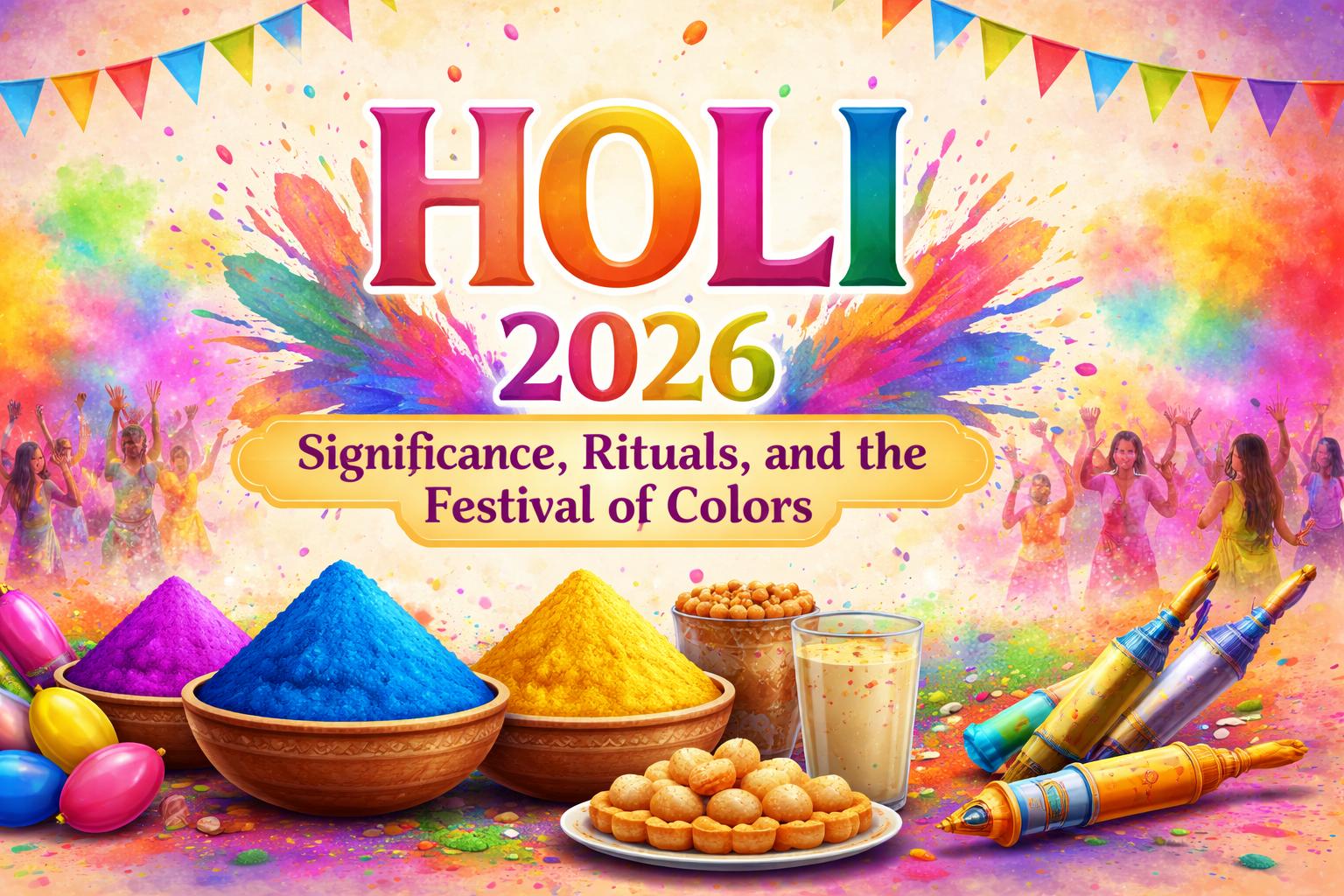 Holi 2026: Significance, Rituals, and the Festival of Colors