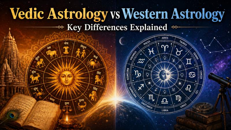 Vedic Astrology vs Western Astrology: Key Differences Explained