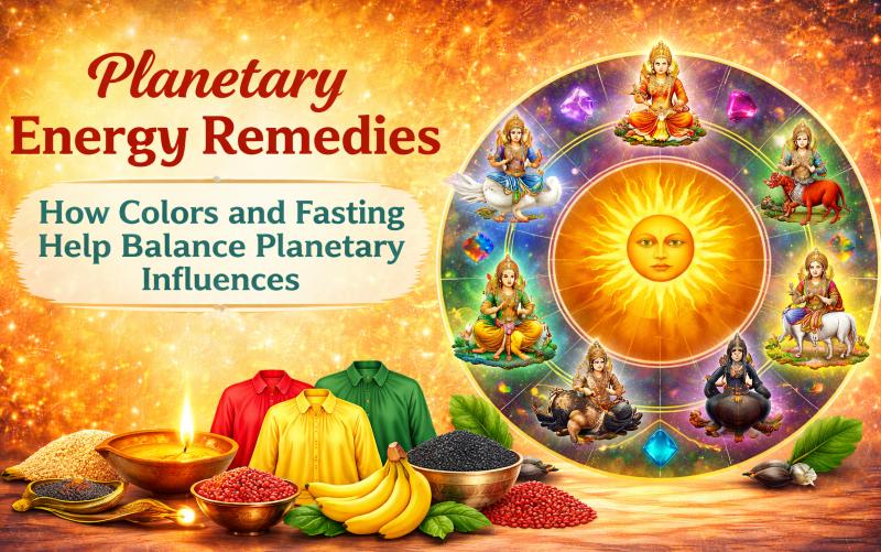 Planetary Energy Remedies: How Colors and Fasting Help Balance Planetary Influences