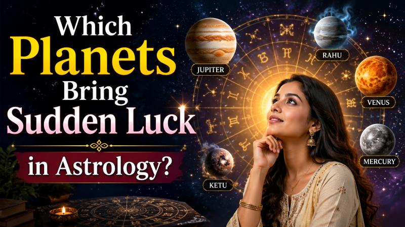 Which Planets Bring Sudden Luck in Astrology?
