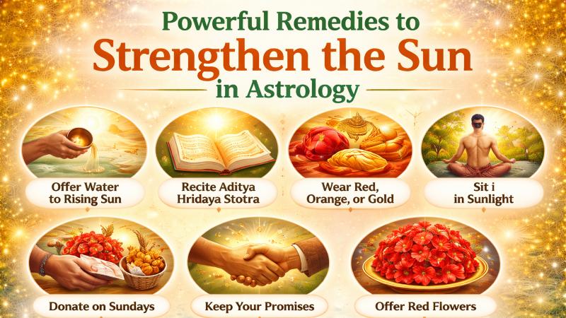 Strengthen Your Sun in Vedic Astrology Boost Confidence, Authority, and Recognition