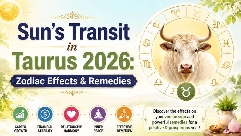 Sun's Transit in Taurus 2026: Zodiac Effects & Remedies