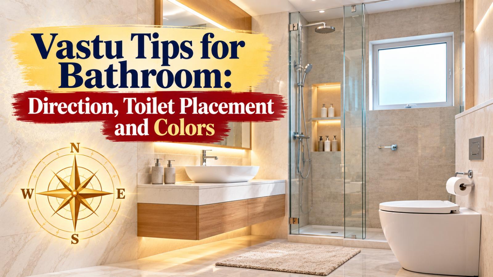 Vastu Tips for Bathroom: Direction, Toilet Placement and Colors