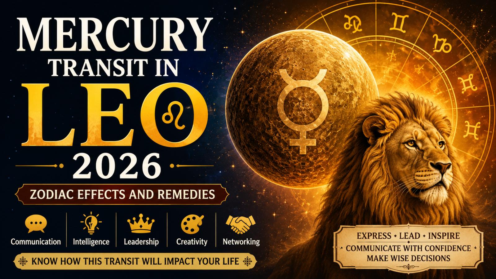 Mercury Transit 2026 in Leo: Effects on All Zodiac Signs