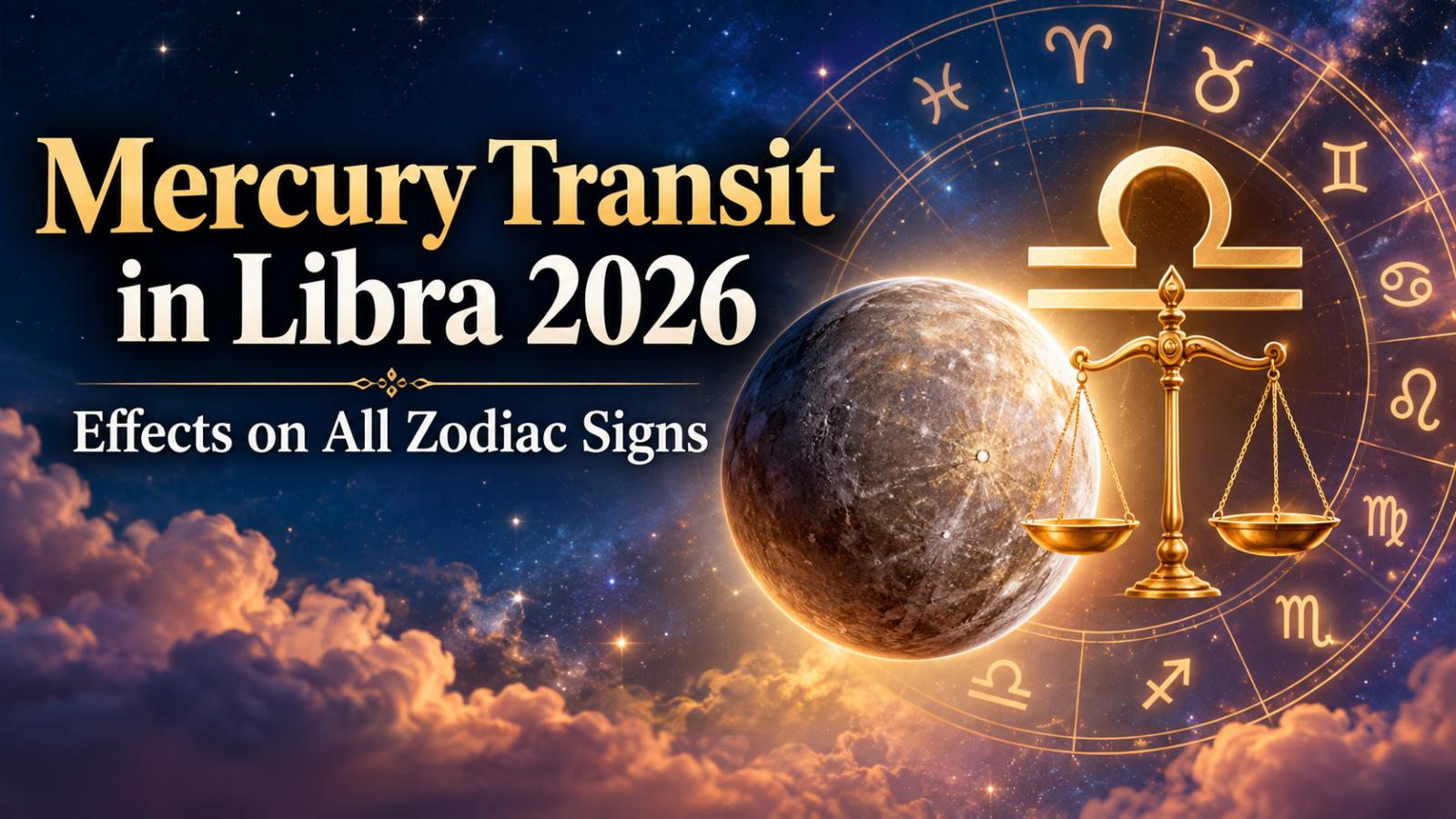 Mercury Transit in Libra 2026: Zodiac Sign Effects