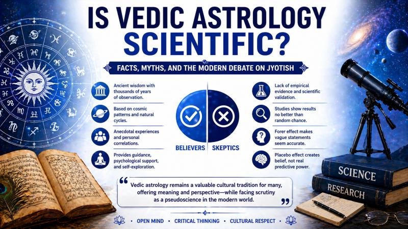 Is Vedic Astrology Scientific? Facts, Myths, and Modern Debate on Jyotish