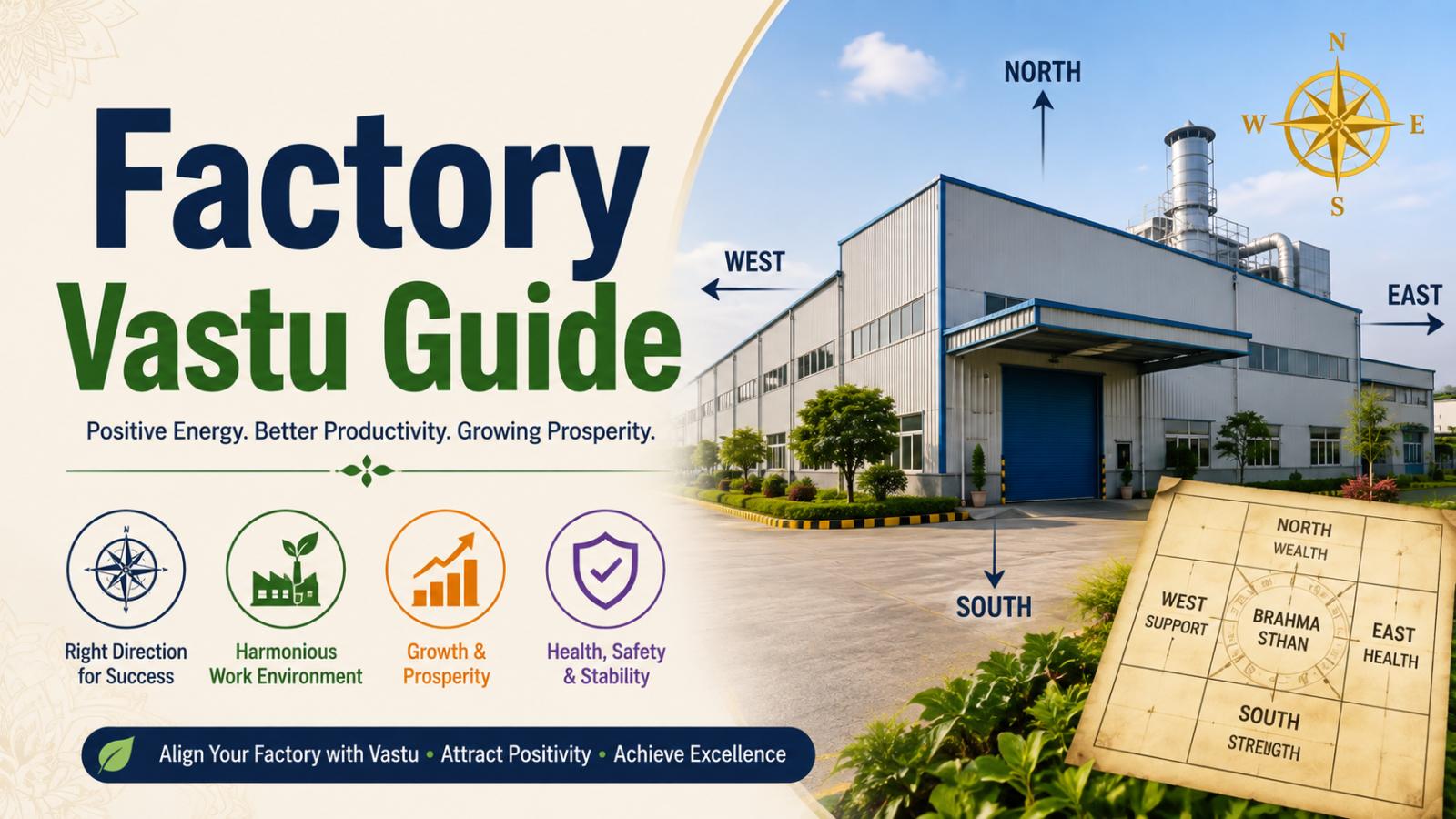 Factory Vastu Guide: Best Layout, Directions and Placement Tips