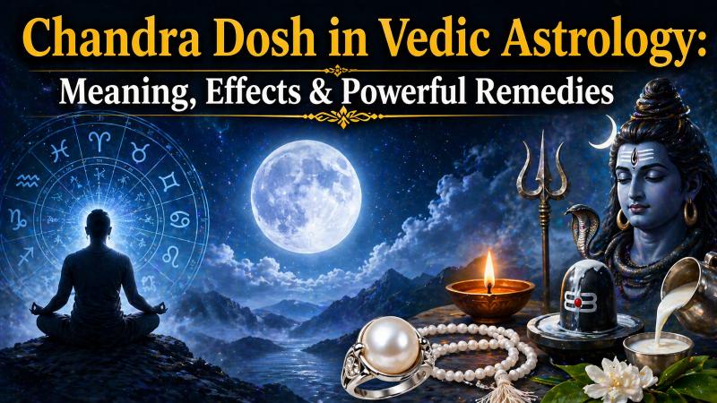 Chandra Dosh in Vedic Astrology: Meaning, Effects & Powerful Remedies