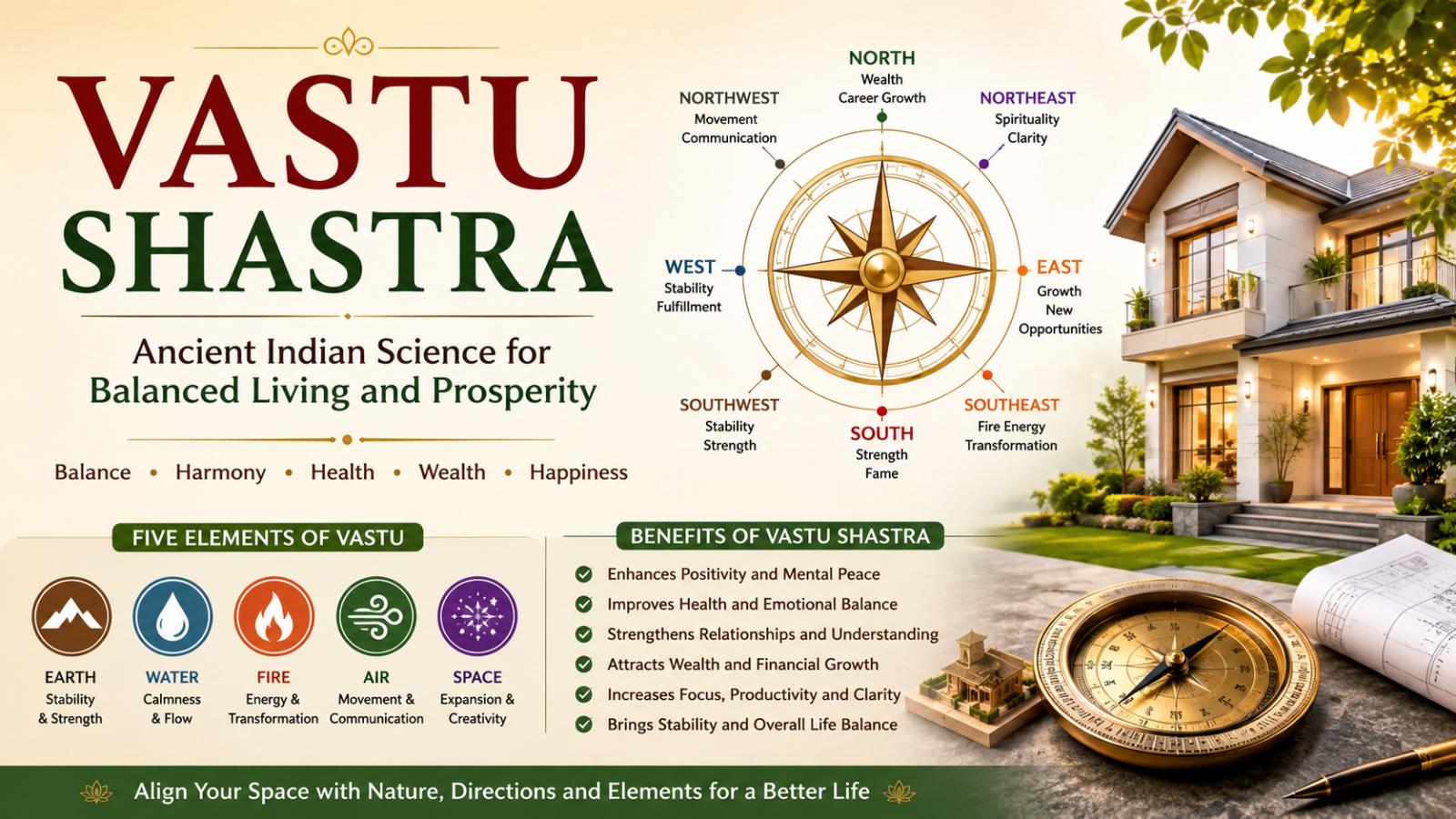 Vastu Shastra Guide: Benefits, Directions, Elements And Daily Life Impact
