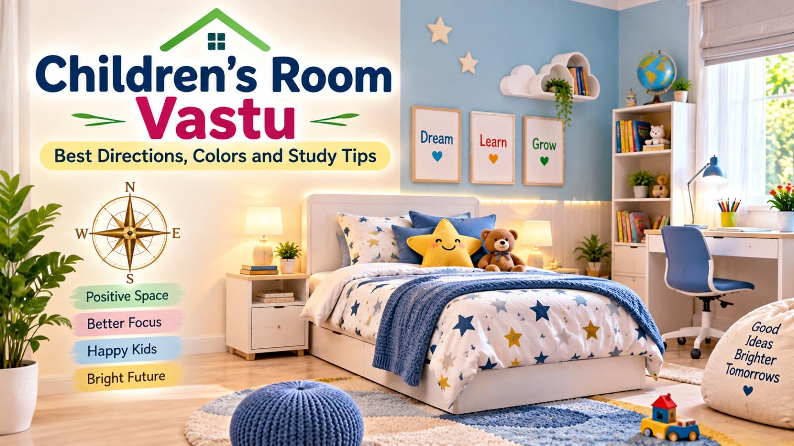Children’s Room Vastu: Best Directions, Colors and Study Tips