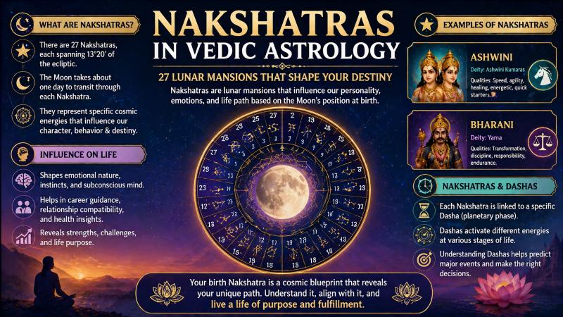 The Influence of Nakshatras on Identity and Destiny
