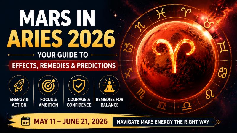 Mars Transit in Aries 2026: Effects, Remedies, and Tips