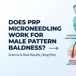 Does PRP Microneedling Work for Male Pattern Baldness 