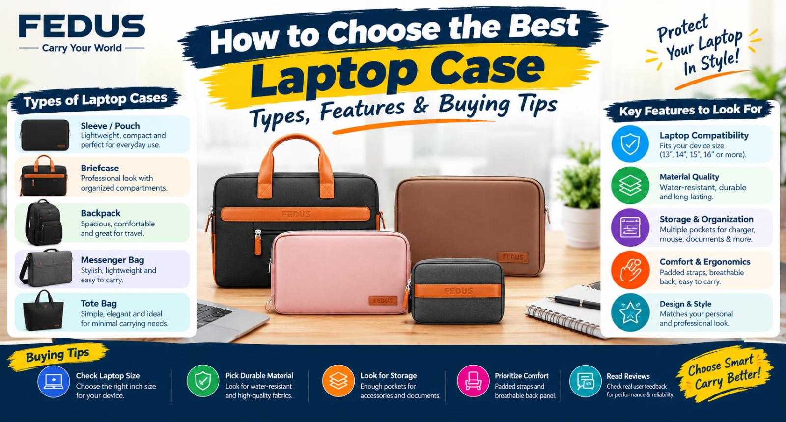 How to Choose the Best Laptop Case: Types, Features & Buying Tips