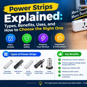Power Strips Explained: Types, Benefits, Uses, and How to Choose the Right One