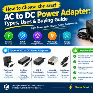 How to Choose the Best AC to DC Power Adapter: Types, Uses & Buying Guide