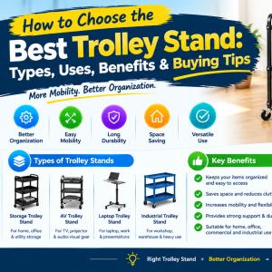 How to Choose the Best Trolley Stand: Types, Uses, Benefits & Buying Tips