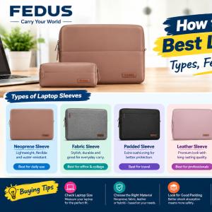 How to Choose the Best Laptop Sleeve  Types, Features & Buying Tips