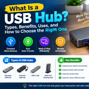 What Is a USB Hub? Types, Benefits, Uses, and How to Choose the Right One