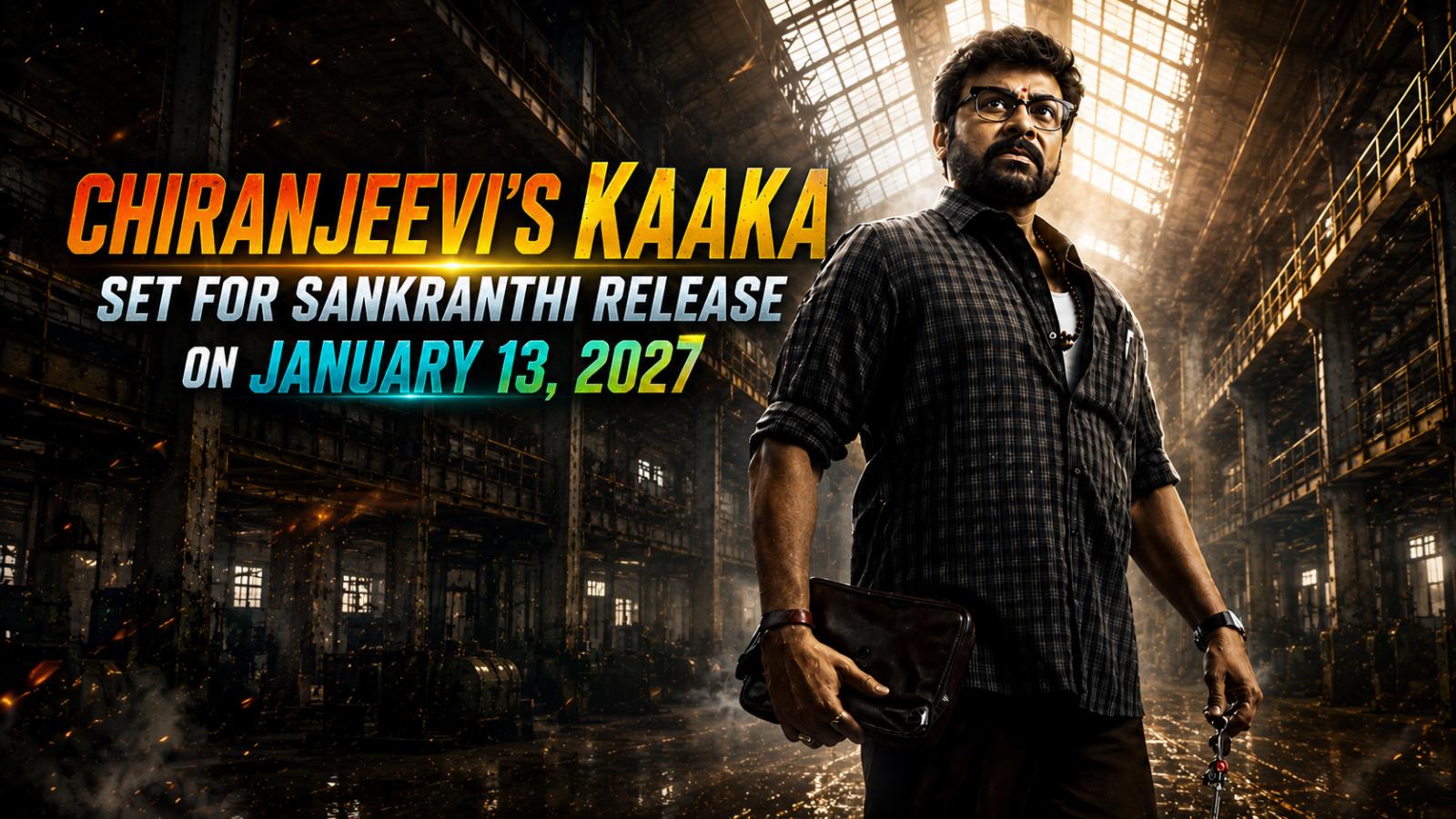 Chiranjeevi&rsquo;s Kaaka Set for Sankranthi Release on January 13, 2027