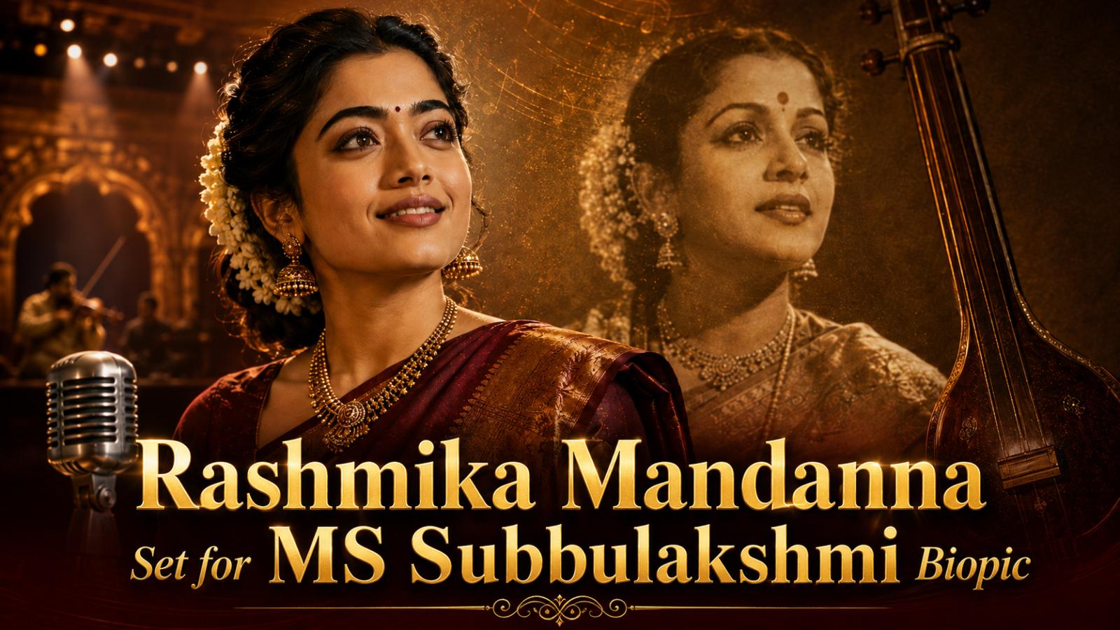 Rashmika Mandanna Reportedly Set for MS Subbulakshmi Biopic